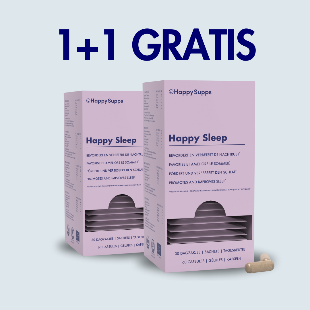 Happy Sleep -  Premium Slaap & Ontspanning Formule (1+1 gratis)